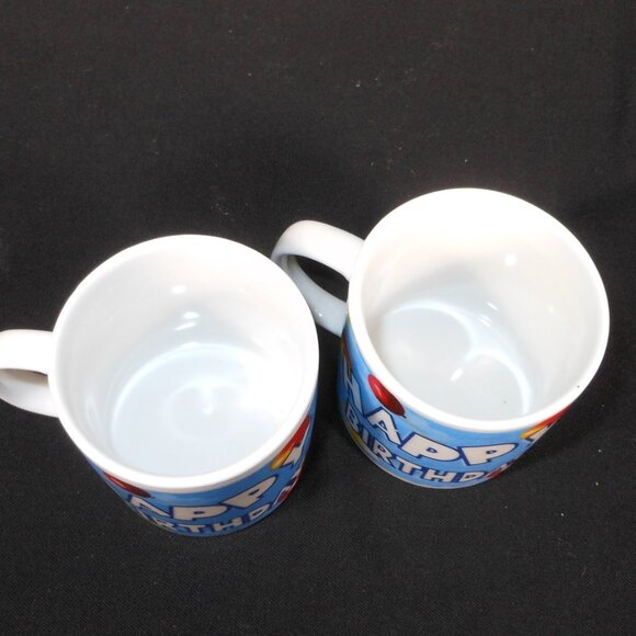 pair of cute Happy Birthday espresso cups - Picture 4 of 5